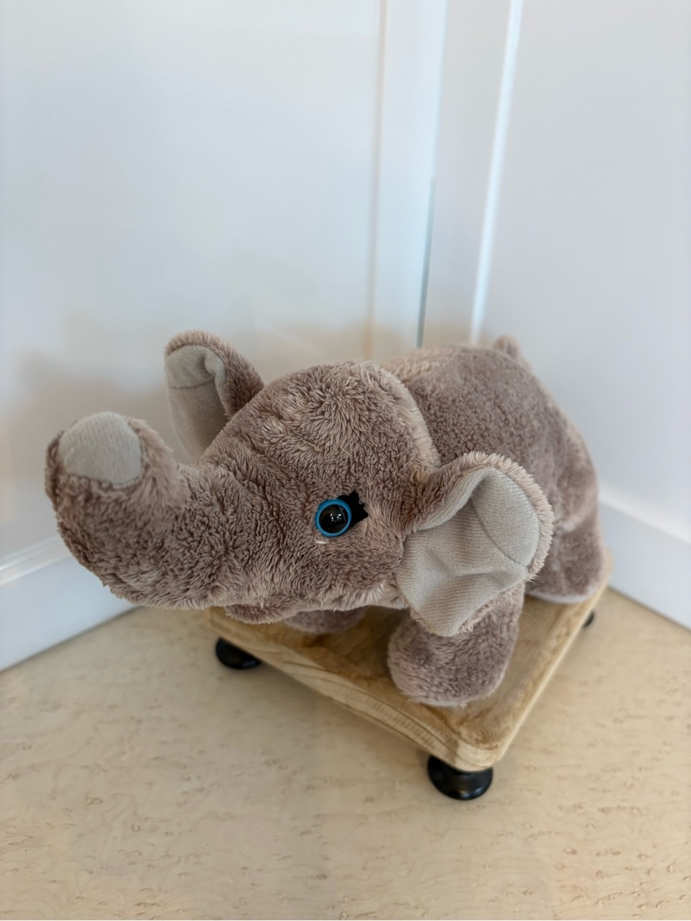 The Greatest Show On Earth Baby Gray Elephant Plush